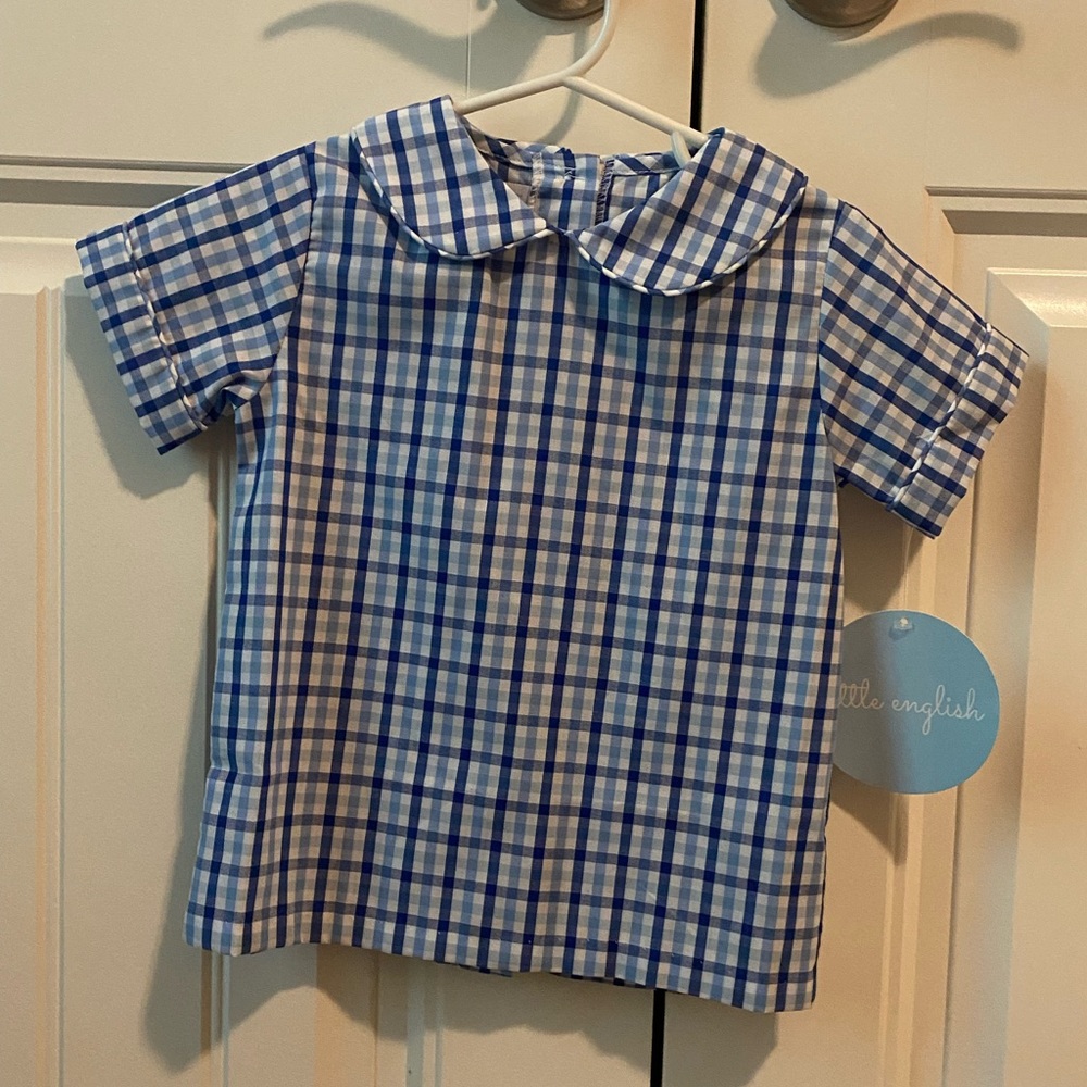 New with tags Little English Plaid top